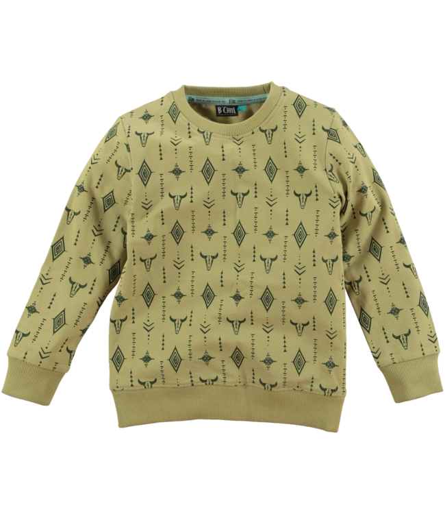 B'Chill Jongens sweater - Hans - Khaki