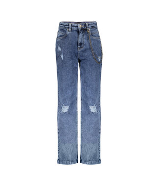 Frankie & Liberty Meisjes broek - Frankie straight leg - Blauw denim