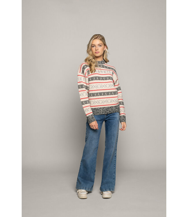 Frankie & Liberty Meisjes trui gebreid - Kendall - Ice multicolor