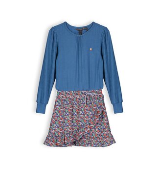 NoNo Meisjes jurk mixed - Muria - Ensign blauw