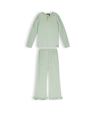 NoNo Meisjes pyjama - Kushion - Soft pistache