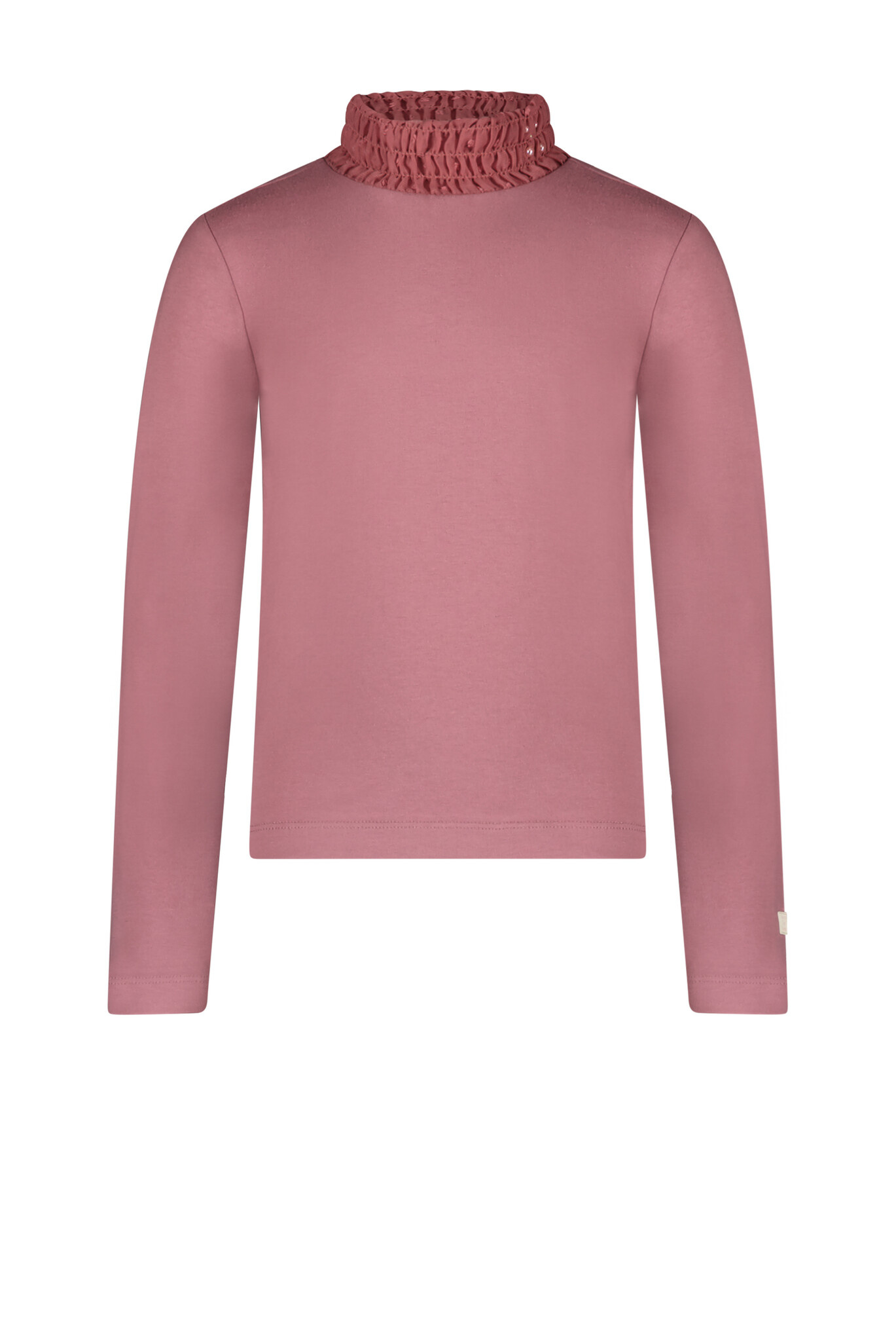 Le Chic Meisjes t-shirt met kraag - Nesrin - Mauve mood