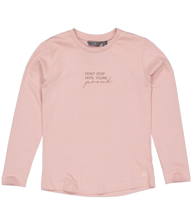 LEVV Meisjes shirt - Fanou - Pastel roze