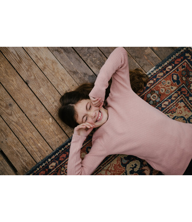 LEVV Meisjes trui - Farida - Pastel roze