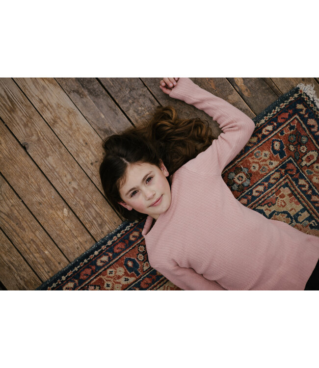 LEVV Meisjes trui - Farida - Pastel roze