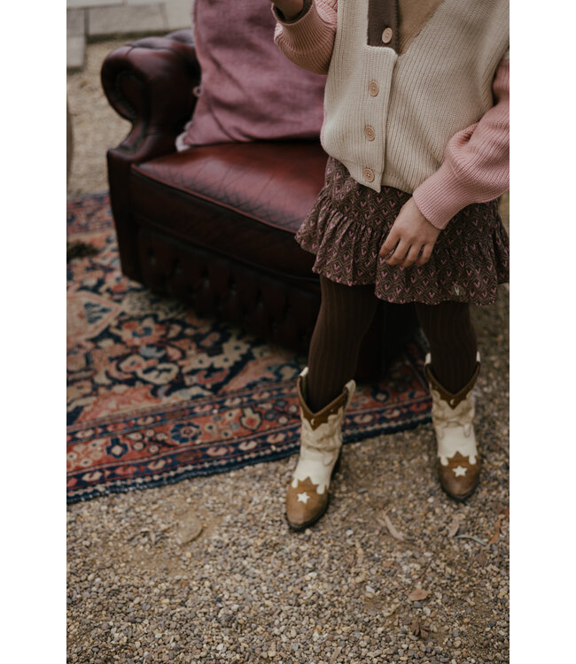 LEVV Meisjes rok - Finou - AOP VV zand