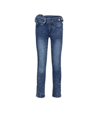 Dutch Dream denim Meisjes skinny jeans broek Ngombe - Blauw