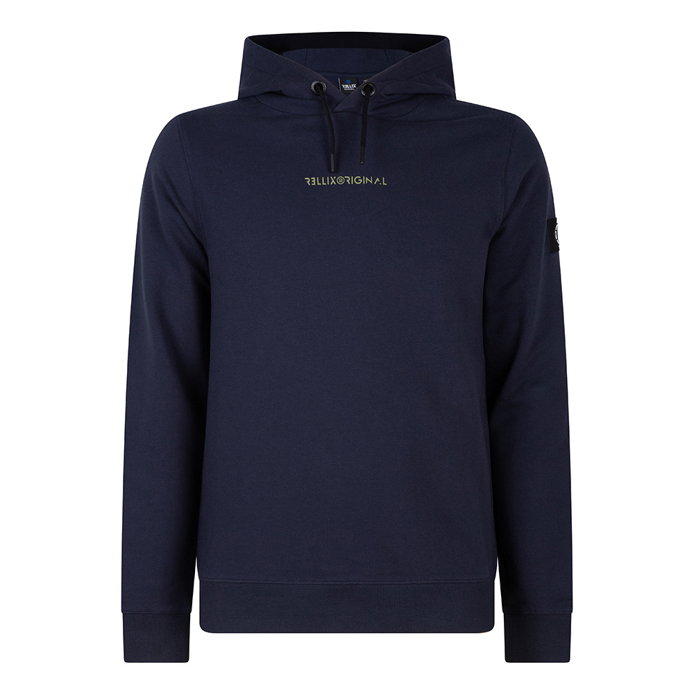 Jongens hoodie print - Navy blauw