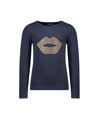 Like Flo Meisjes shirt jersey - Navy blauw