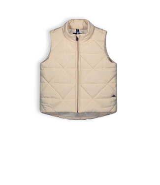 NoBell Meisjes bodywarmer - Best - Pearled ivory