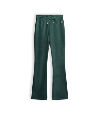 NoBell Meisjes flair broek rib velours - Sady - Pine groen