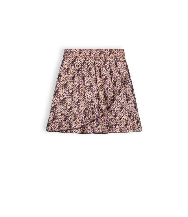 NoBell Meisjes rok print - Nuria - Donker roast bruin