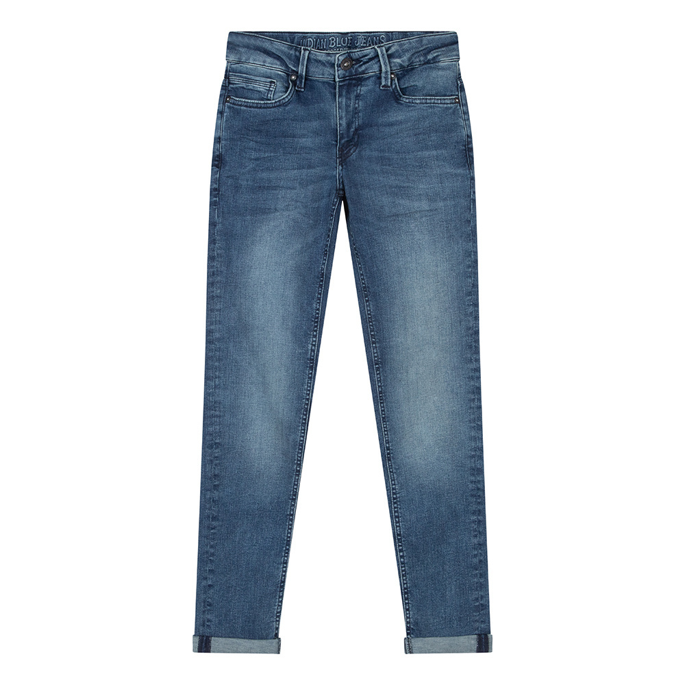 Jongens jeansbroek Max straight fit - Medium denim