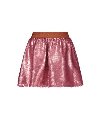 B.Nosy Meisjes rok glitter - Pipi - Oud kersen