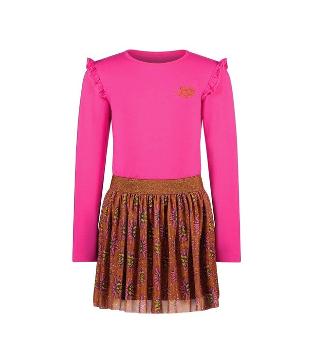 B.Nosy Meisjes jurk roze - Oakly - Ruby Rose