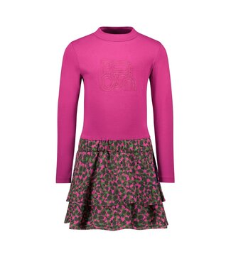 B.Nosy Meisjes jurk roze - Alix - Festival fuchsia