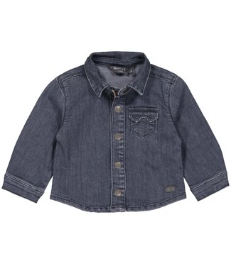 Quapi Jongens Blouse - Antoin - Donker grijs denim