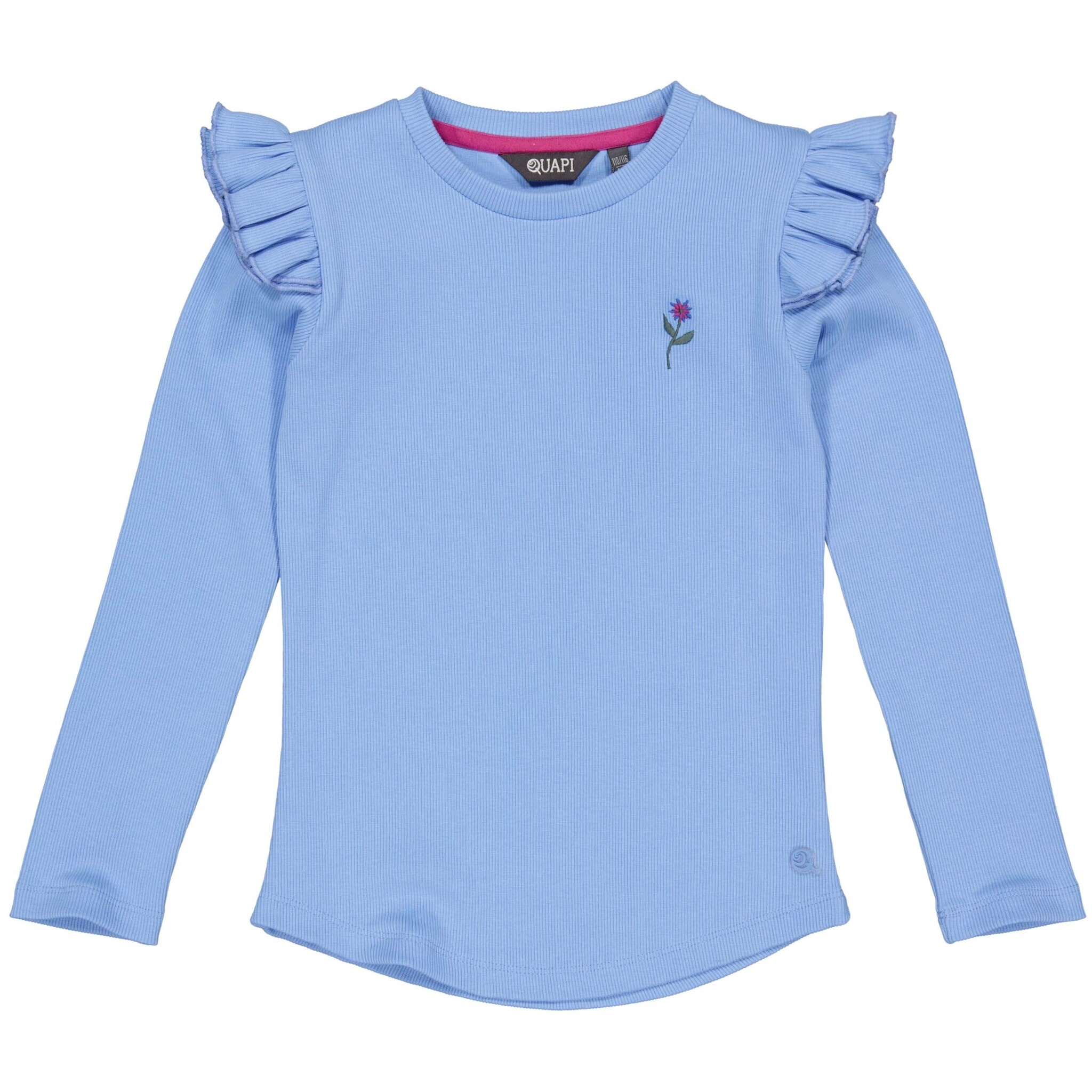 Quapi Meisjes shirt - Alexis - Robbia blauw