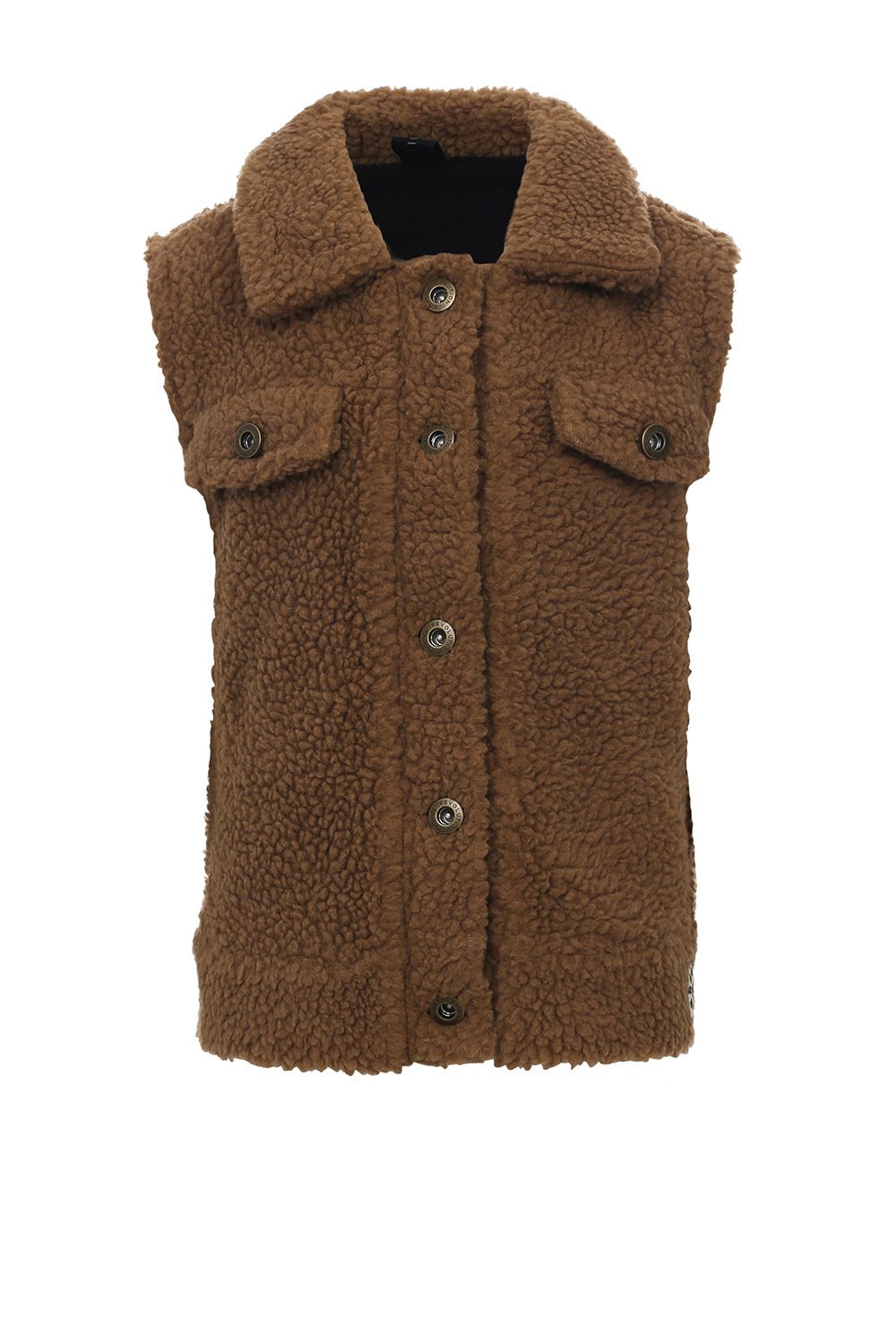 Looxs Revolution 2332-5061-731 Meisjes Sweater/Vest - Maat 152 - Teddy brown van Polyester