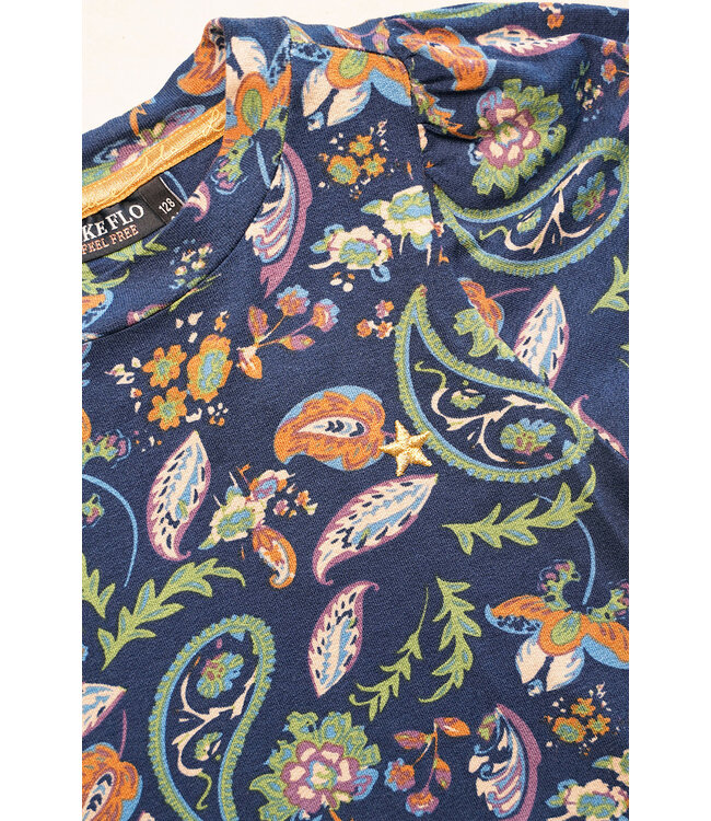 Like Flo Meisjes jurk AOP glitter - Paisley