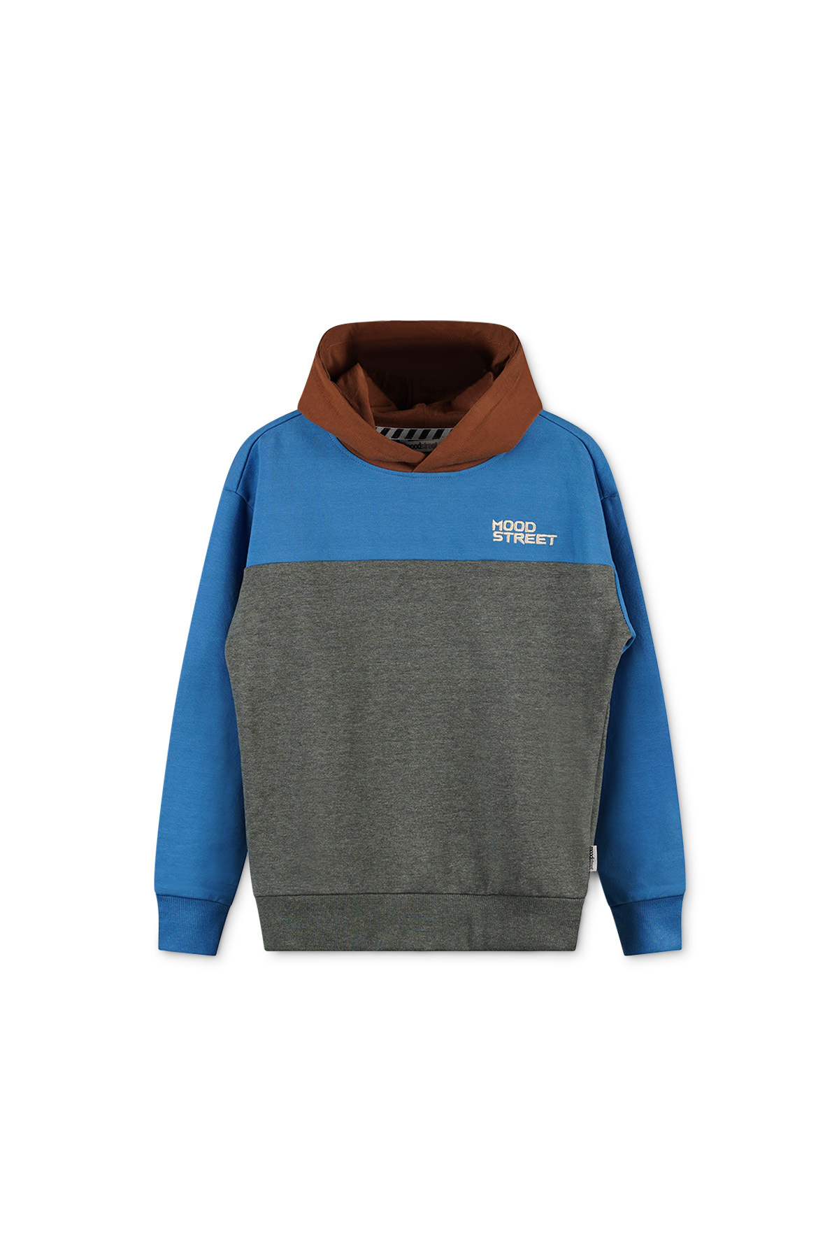 Jongens hoodie colorblock - Sporty blauw