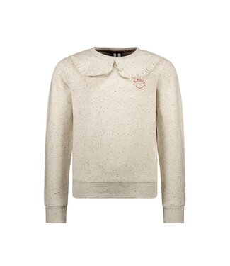 B.Nosy Meisjes sweater wit - Vienna - Elegant geruit