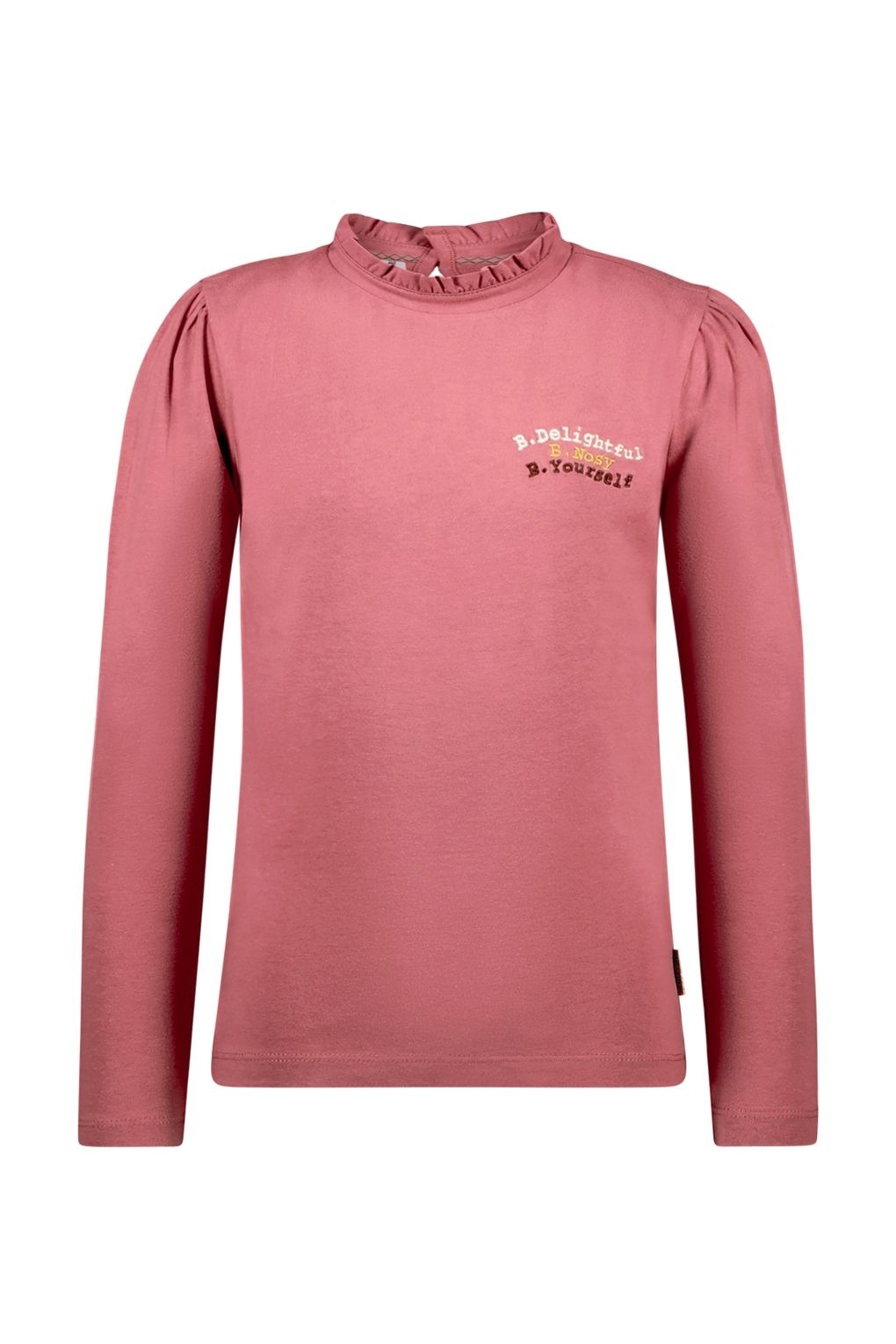 B.Nosy Meisjes shirt roze - Dura - Oud kersen