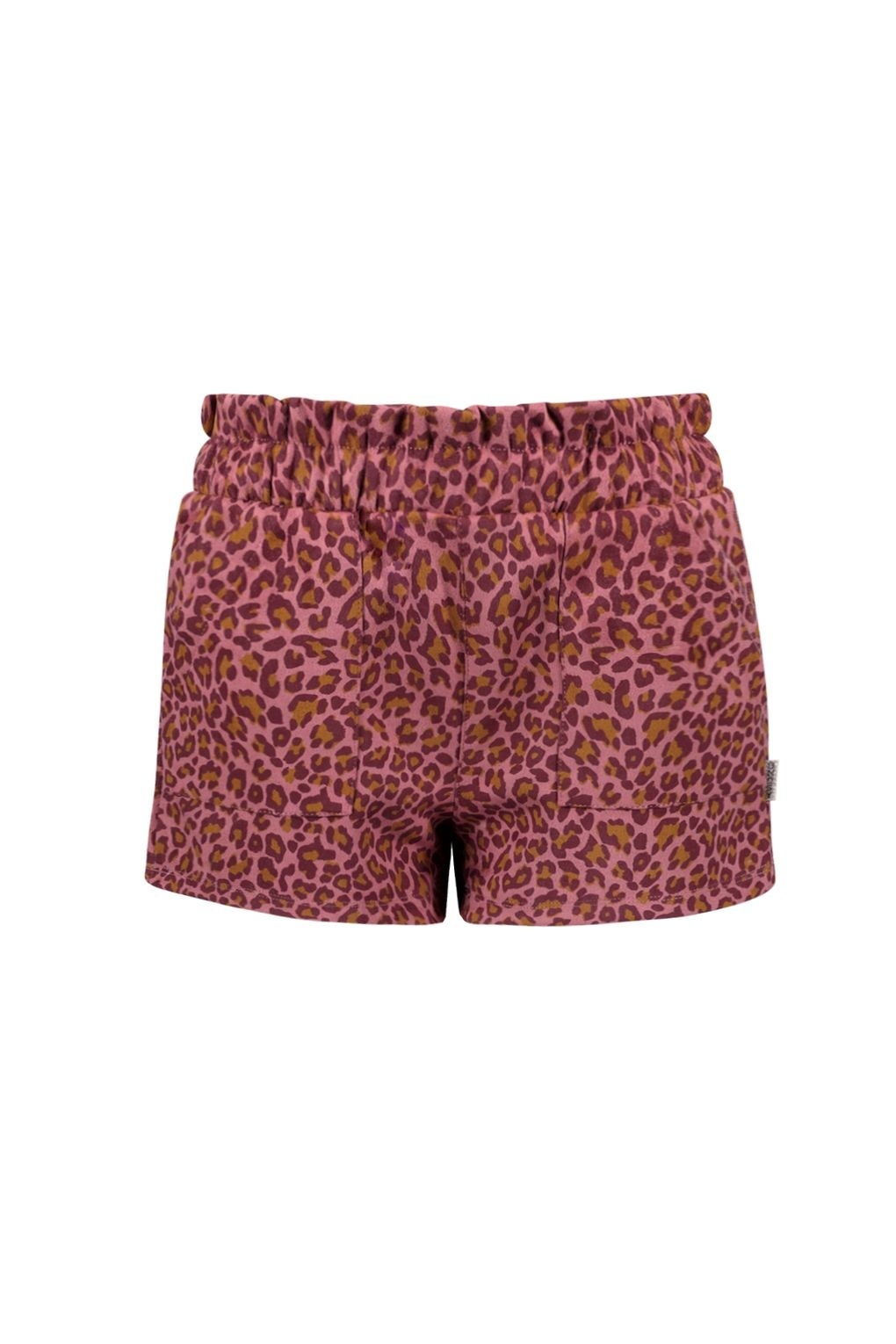 Meisjes short panter print roze - Dirkje - Delight panter