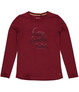 Quapi Meisjes shirt - Aike - Bordeaux