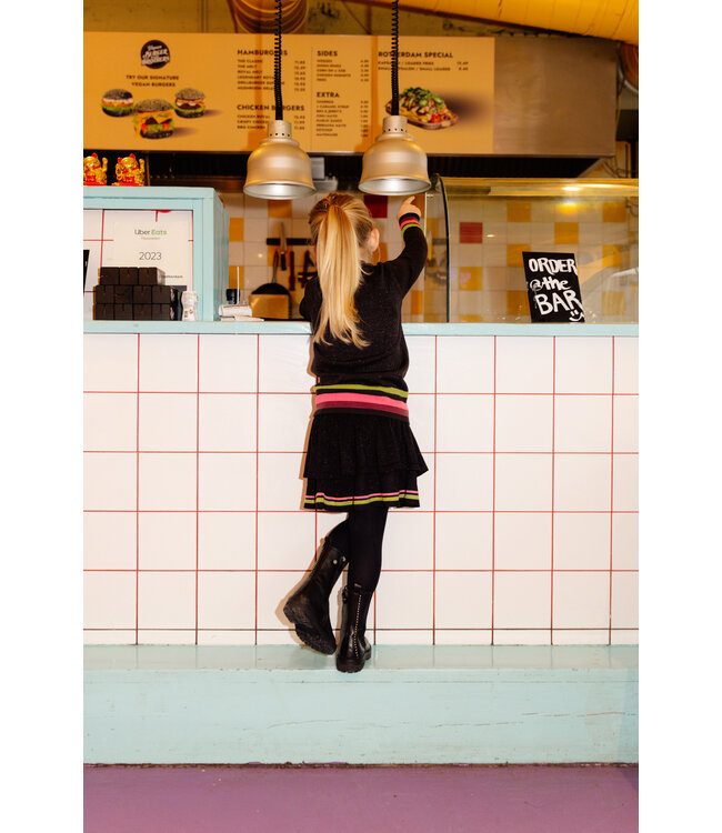 Quapi Meisjes rok - Aurora - Zwart