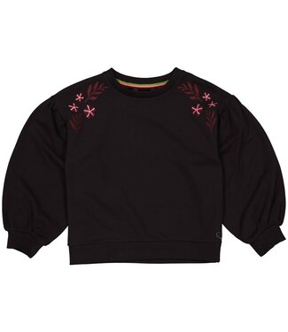 Quapi Meisjes sweater - Amely - Zwart