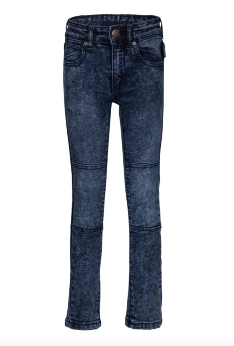 Jongens extra slim fit hyper stretch jeans broek - Mwema - Blauw