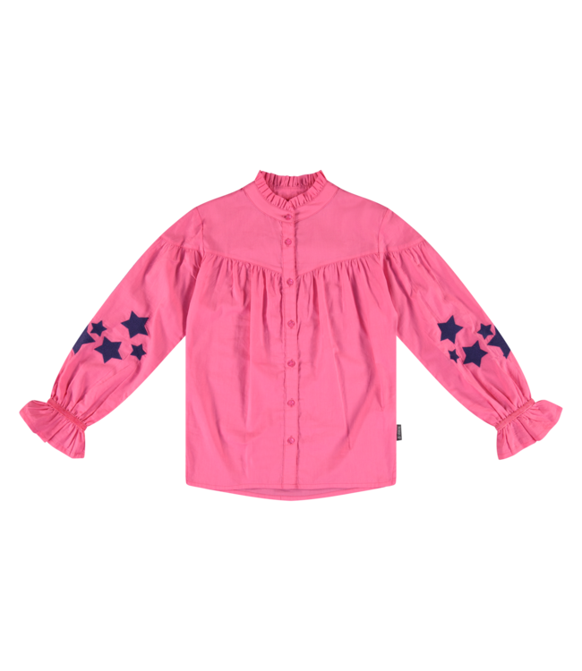 Vinrose Meisjes blouse - Roze carnation