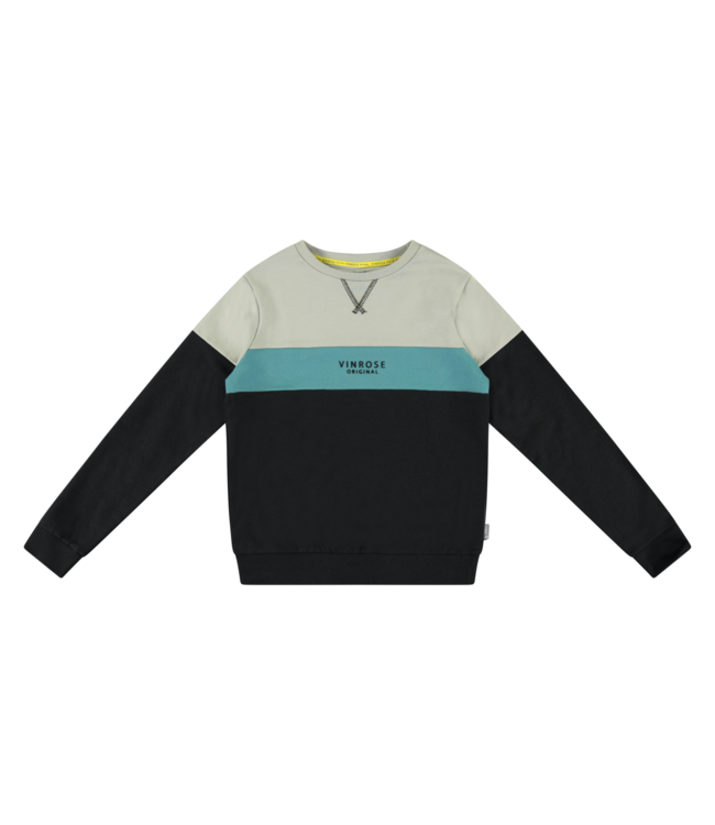 Vinrose Jongens sweater - Zwart