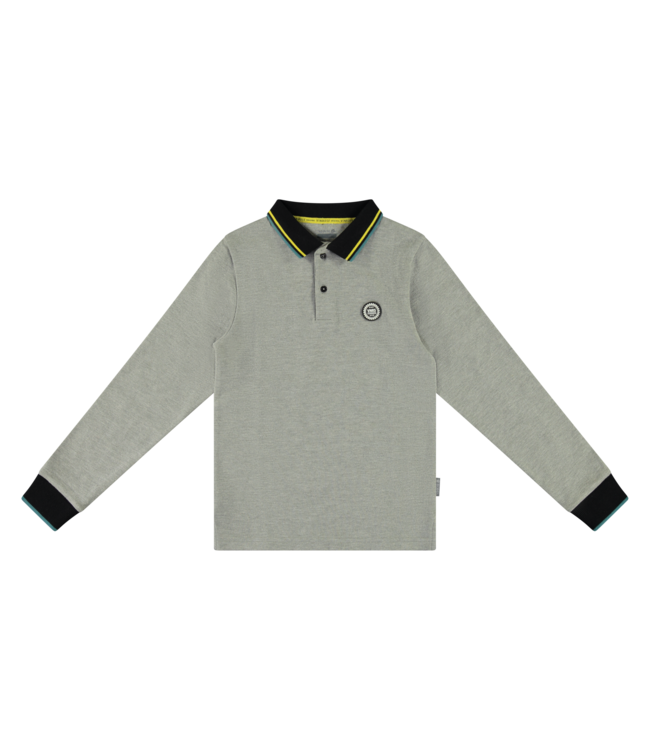 Vinrose Jongens polo shirt - Grijs melange