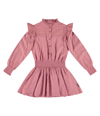 Vinrose Meisjes jurk - Dusty roze