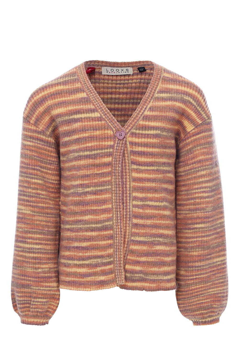 LOOXS Little 2401-7319-700 Meisjes Sweater/Vest - Maat 104 - Bruin van 100% polyester