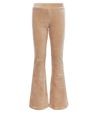 LOOXS Little Meisjes flair broek rib - Natural