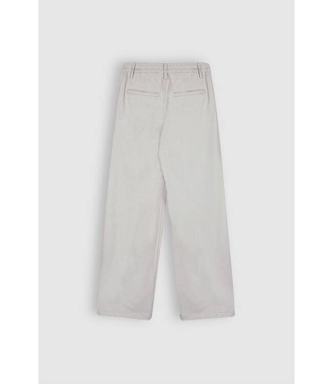 NoBell Meisjes broek wide leg - Sayla - Zilver grijs