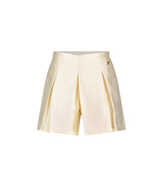 Le Chic Meisjes short crepe lurex - Darling - Pearled ivoor wit