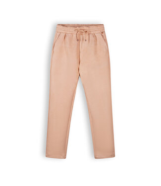 NoNo Meisjes broek nep suede - Suna - Zand blush