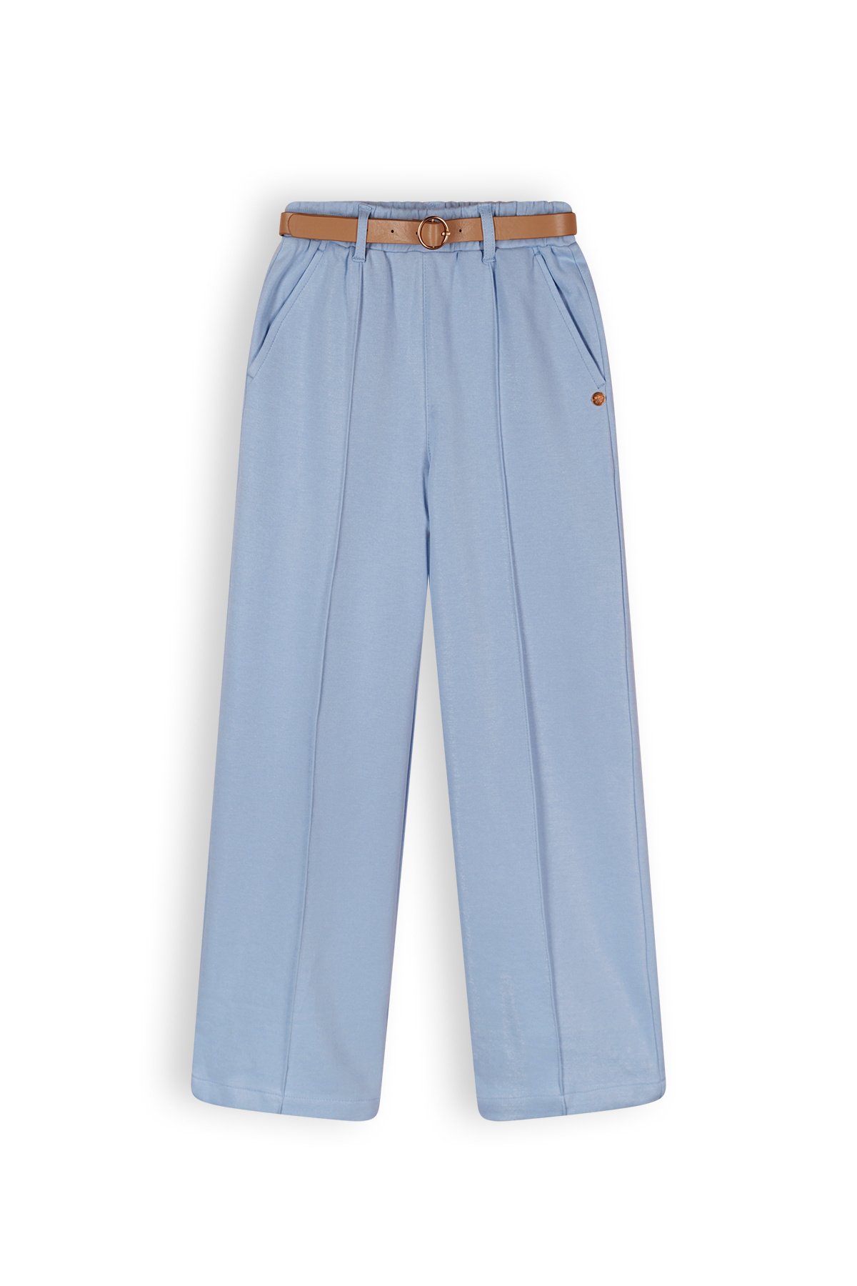 Meisjes broek wide leg - Sayla - Provence blauw