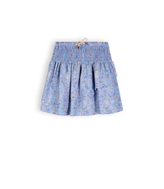 NoNo Meisjes rok smock - Noor - Provence blauw