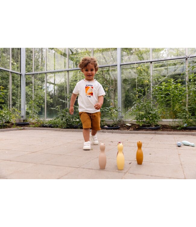 Quapi Jongens t-shirt - Bartu - Off wit