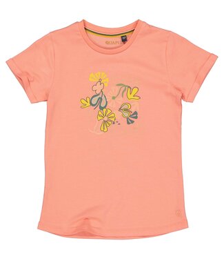 Quapi Meisjes t-shirt - Becky - Vintage rood