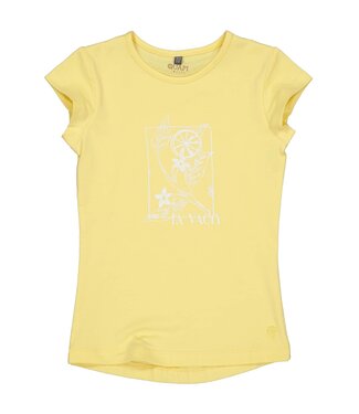 Quapi Meisjes t-shirt - Bien - Zacht geel