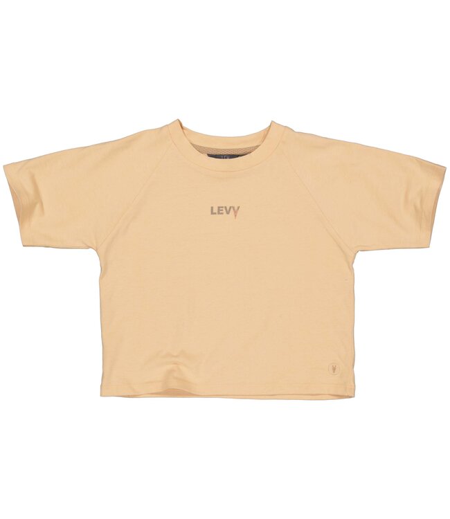 LEVV Meisjes t-shirt - Katie - Zacht geel