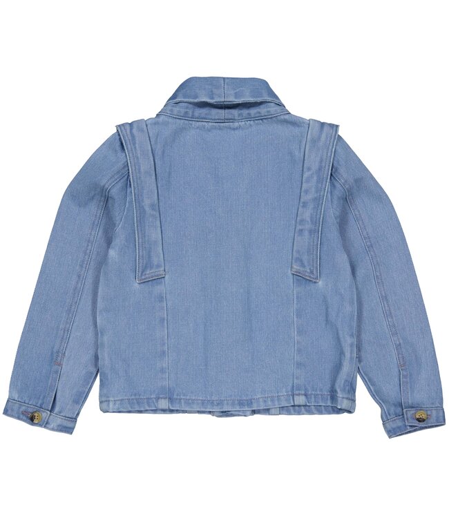 LEVV Meisjes spijkerjas - Kato - Licht blauw