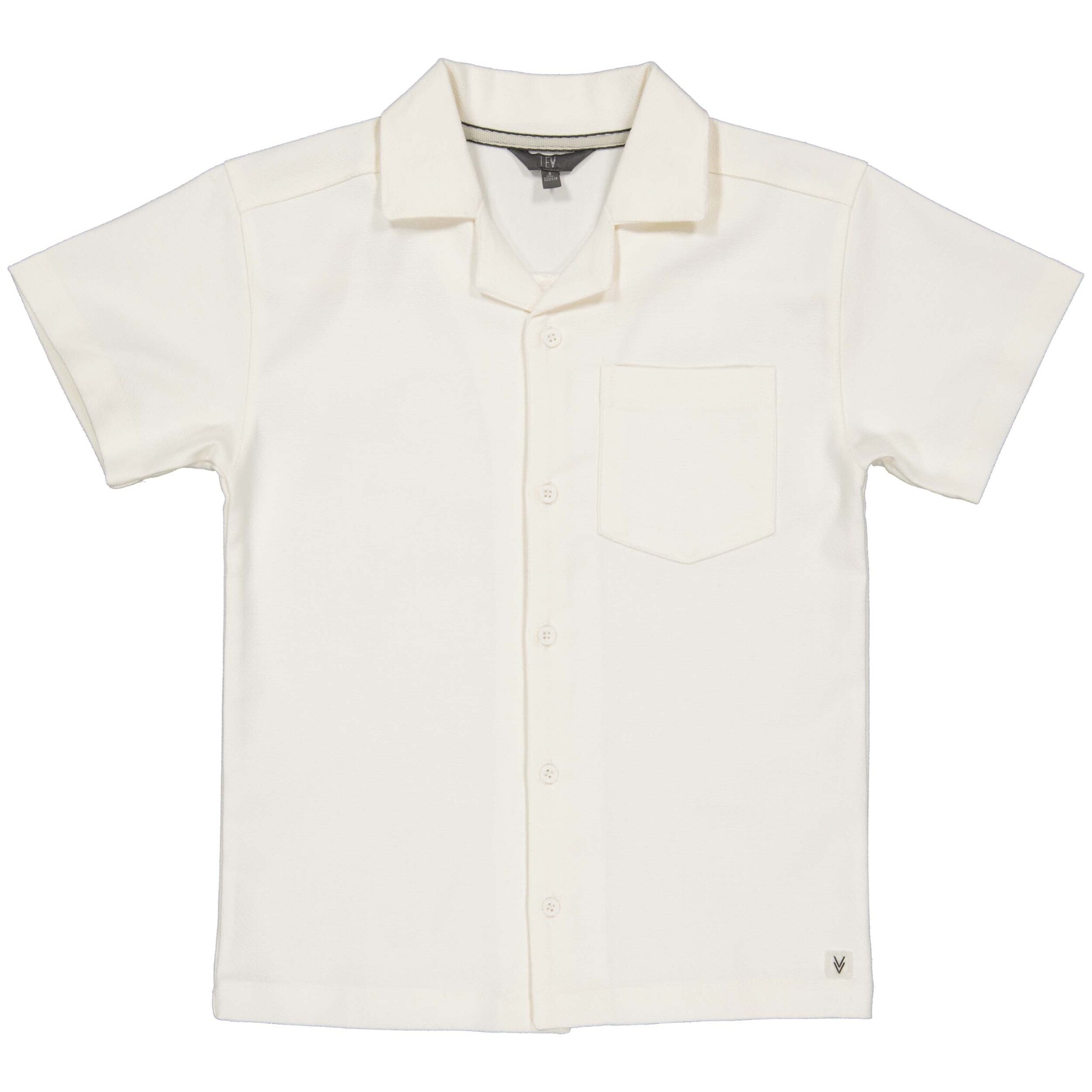 LEVV Jongens blouse Kentey Wit merkmeisjeskleding