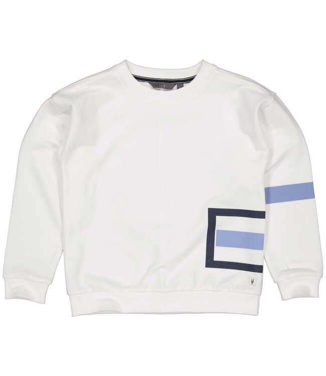 LEVV Jongens sweater - Kenzi - Wit